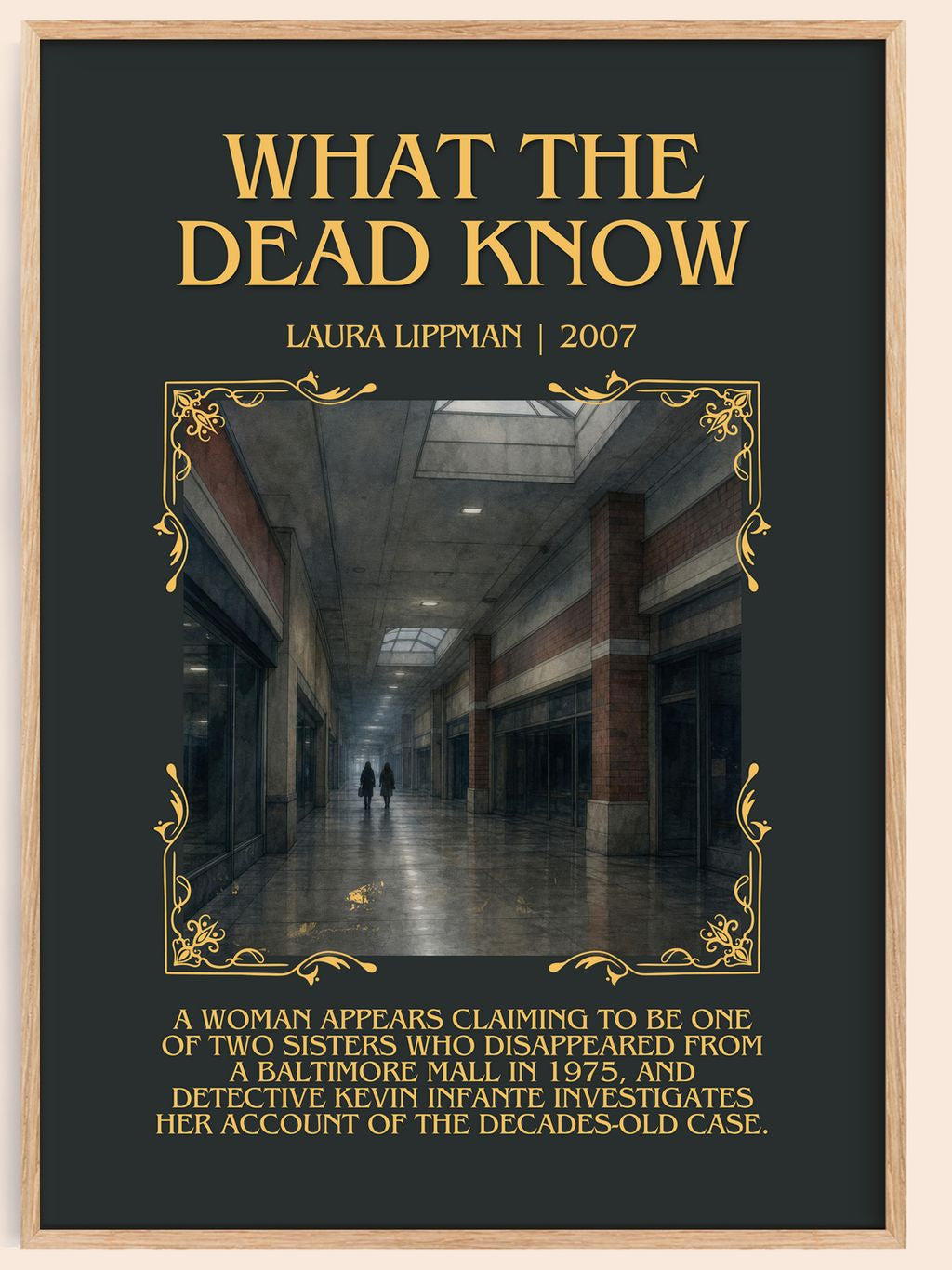 What the Dead Know Minimalist Book Poster by Laura Lippman – book poster