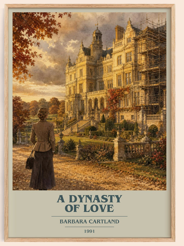 A Dynasty Of Love Book Cover Poster by Barbara Cartland