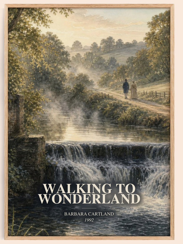 Walking To Wonderland Book Watercolour Illustration by B. Cartland