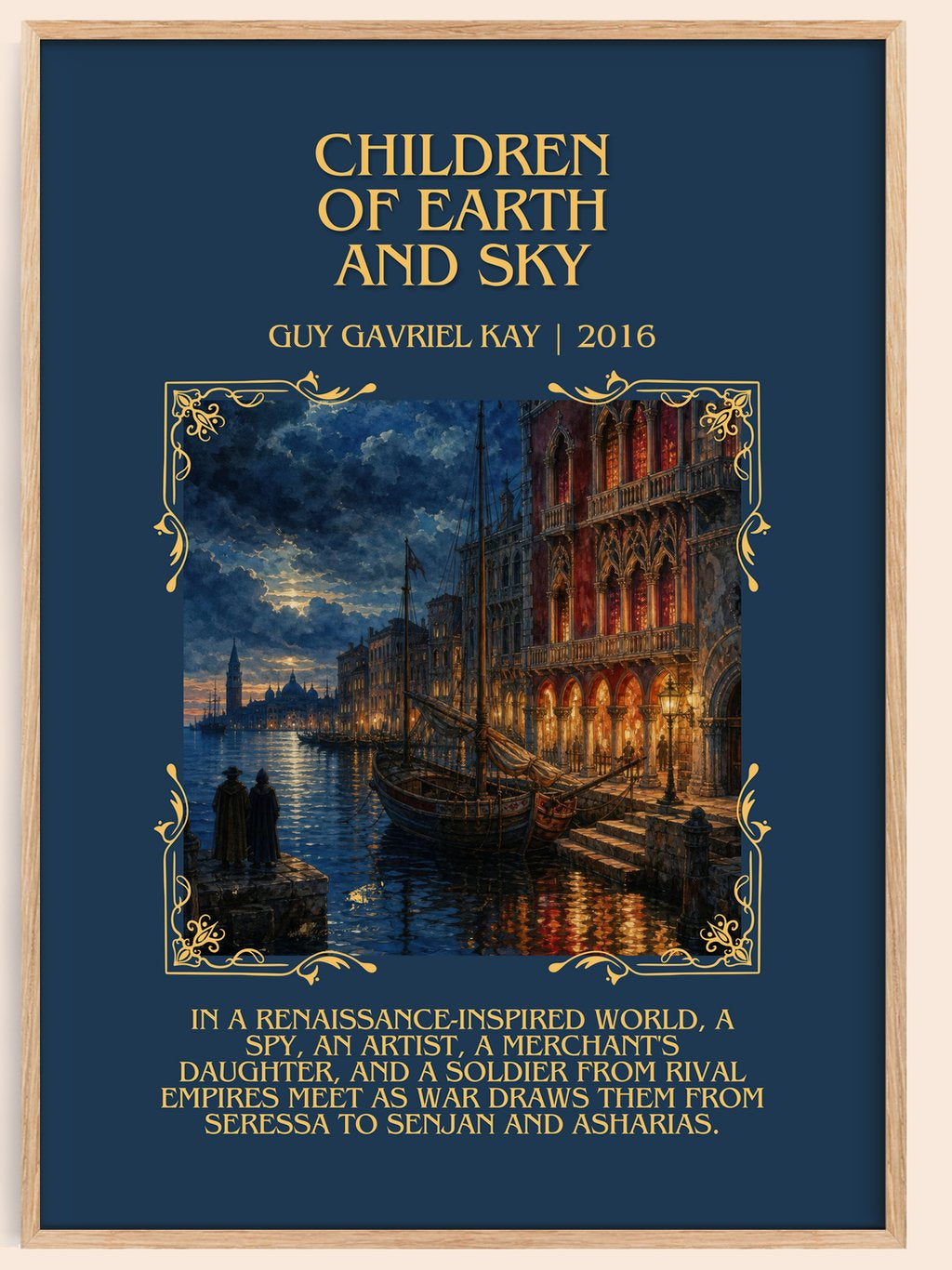 Children of Earth and Sky Minimalist Book Poster by Guy Gavriel Kay – book poster