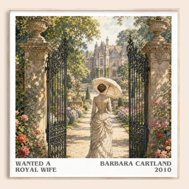 Wanted A Royal Wife Literary Art Print by Barbara Cartland