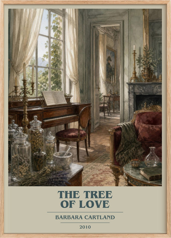 The Tree Of Love Book Cover Poster by Barbara Cartland