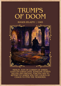 Trumps of Doom Minimalist Book Poster by Roger Zelazny