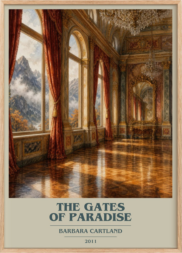 The Gates Of Paradise Book Cover Poster by Barbara Cartland