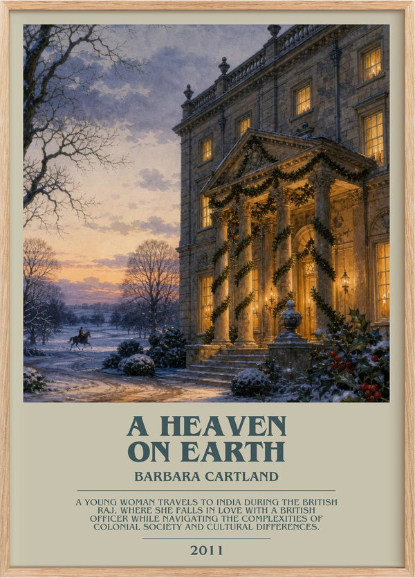 A Heaven On Earth Bookish Wall Art by Barbara Cartland