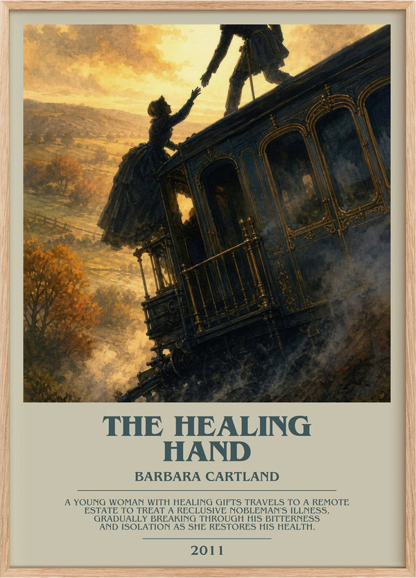 The Healing Hand Bookish Wall Art by Barbara Cartland