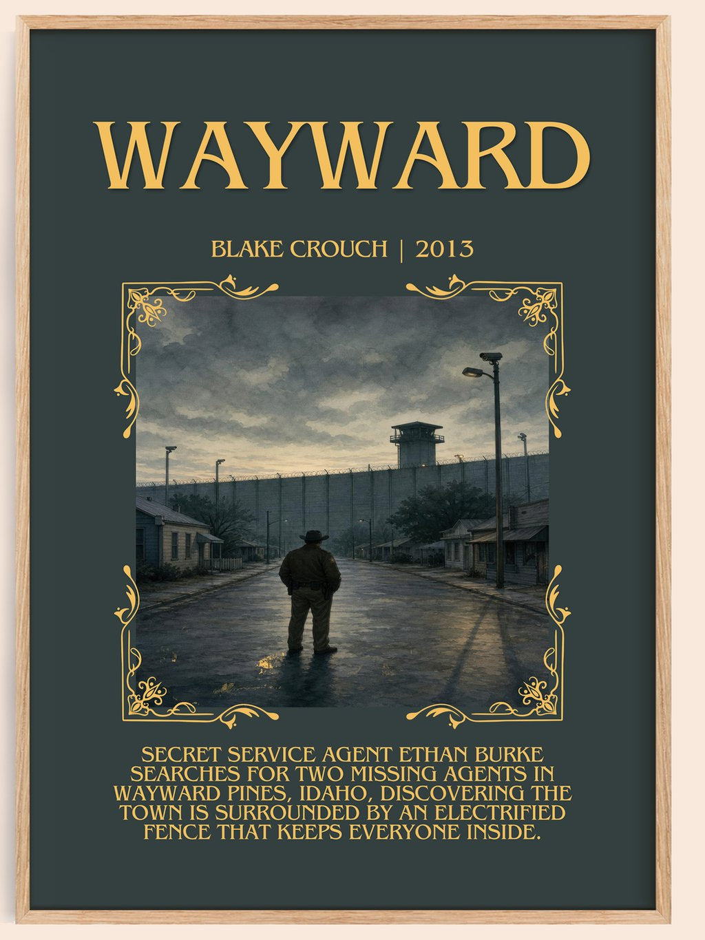 Wayward Minimalist Book Poster by Blake Crouch – book poster