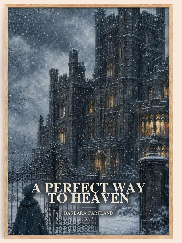 Perfect Way To Heaven Book Watercolour Illustration by B. Cartland