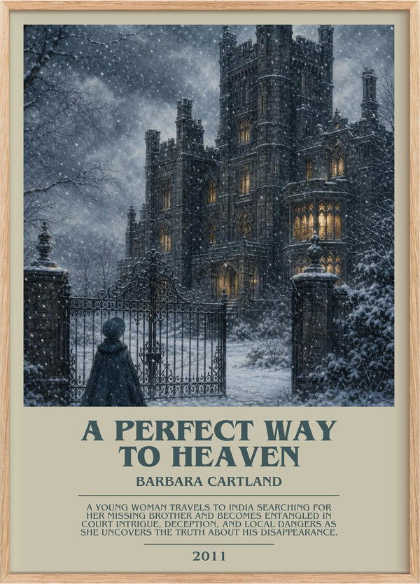 A Perfect Way To Heaven Bookish Wall Art by Barbara Cartland