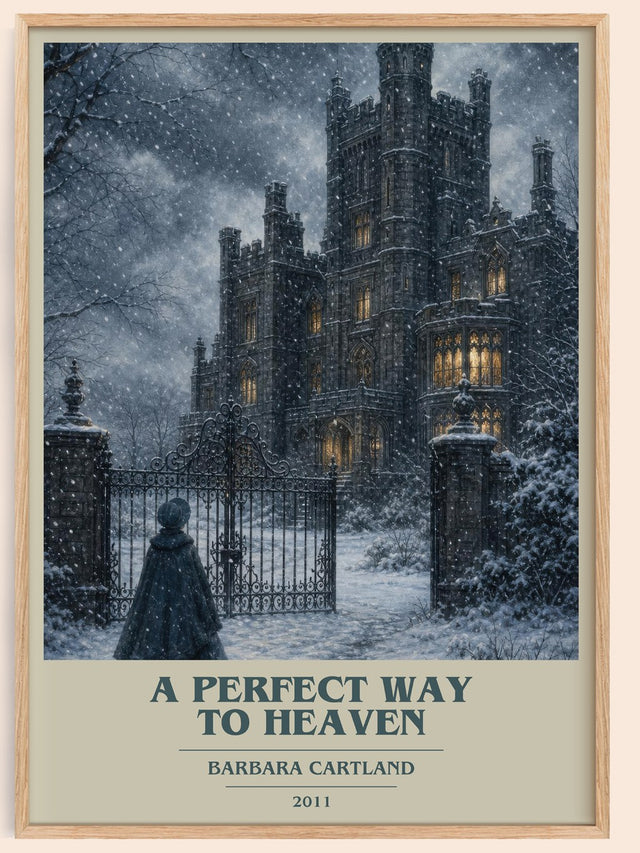 A Perfect Way To Heaven Book Cover Poster by Barbara Cartland
