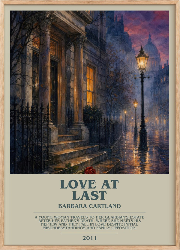 Love At Last Bookish Wall Art by Barbara Cartland