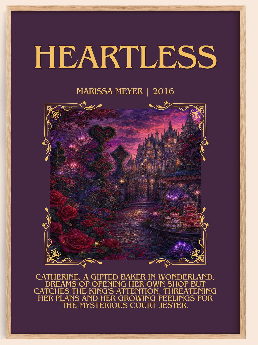 Heartless Minimalist Book Poster by Marissa Meyer – book poster
