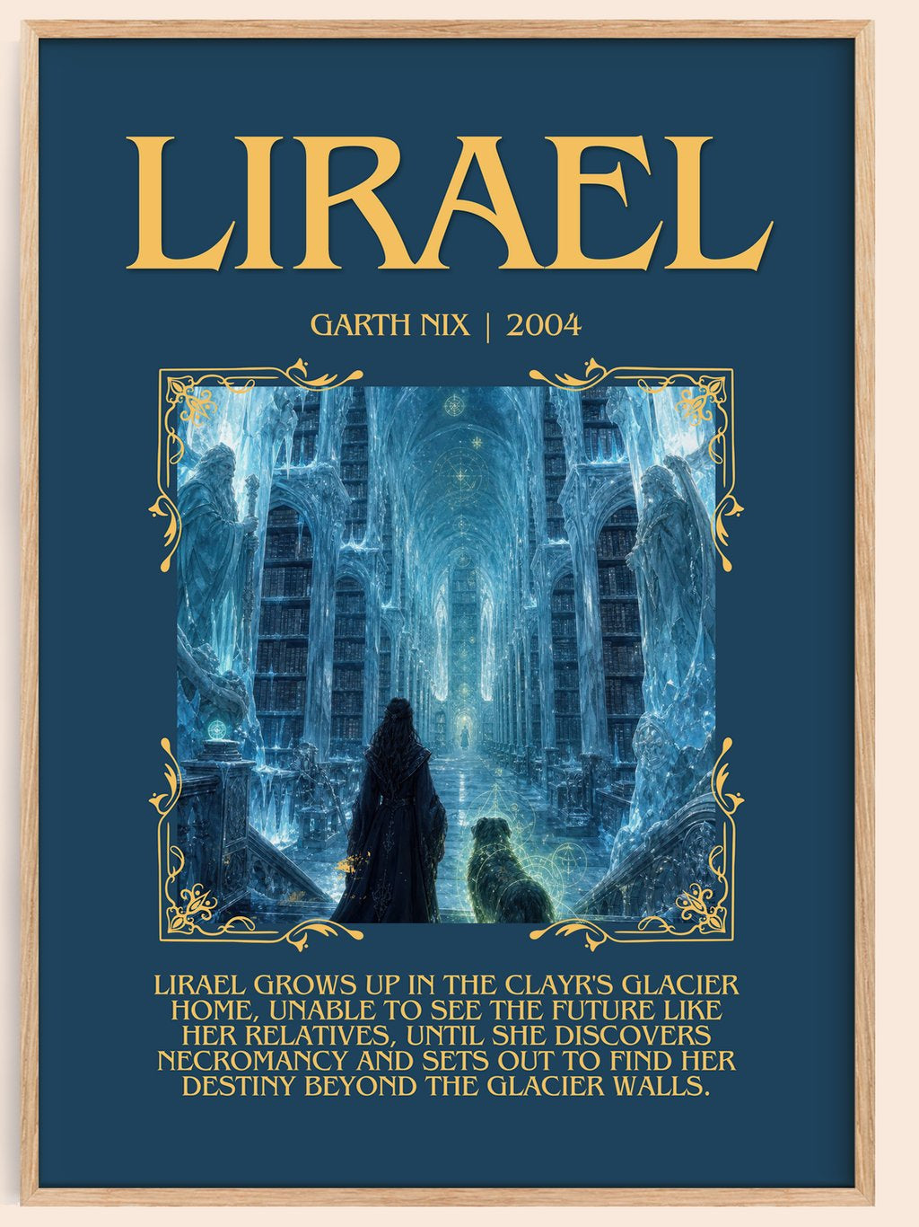 Lirael Minimalist Book Poster by Garth Nix – book poster