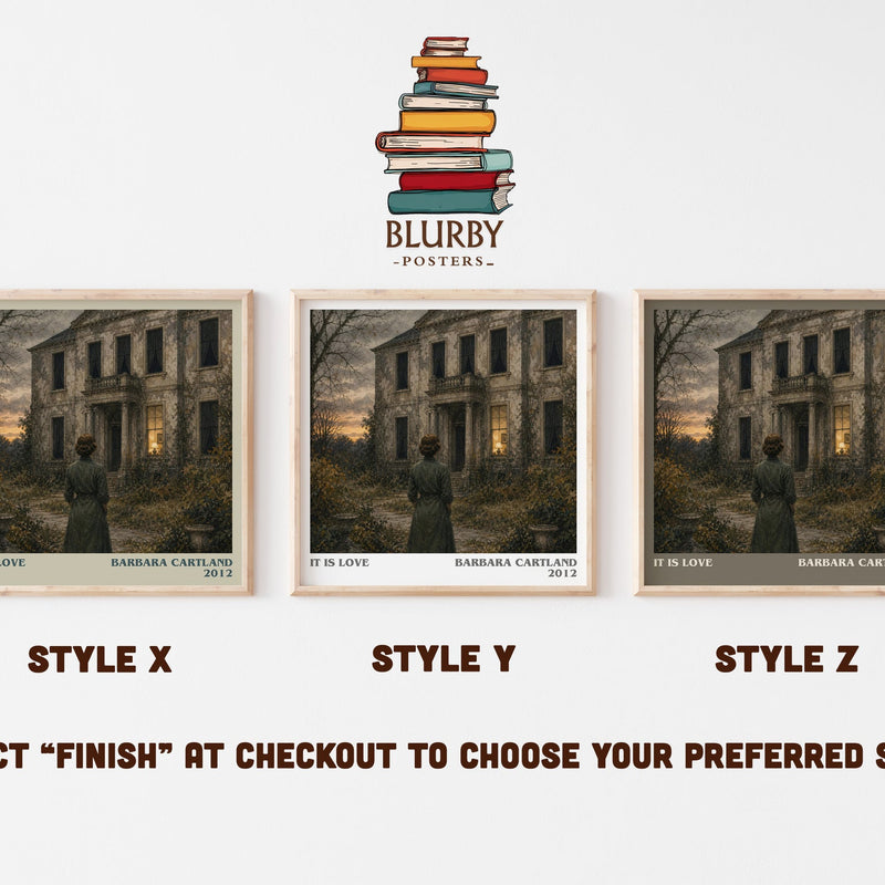 It Is Love literary print in frame leaning in hallway – romance wall art