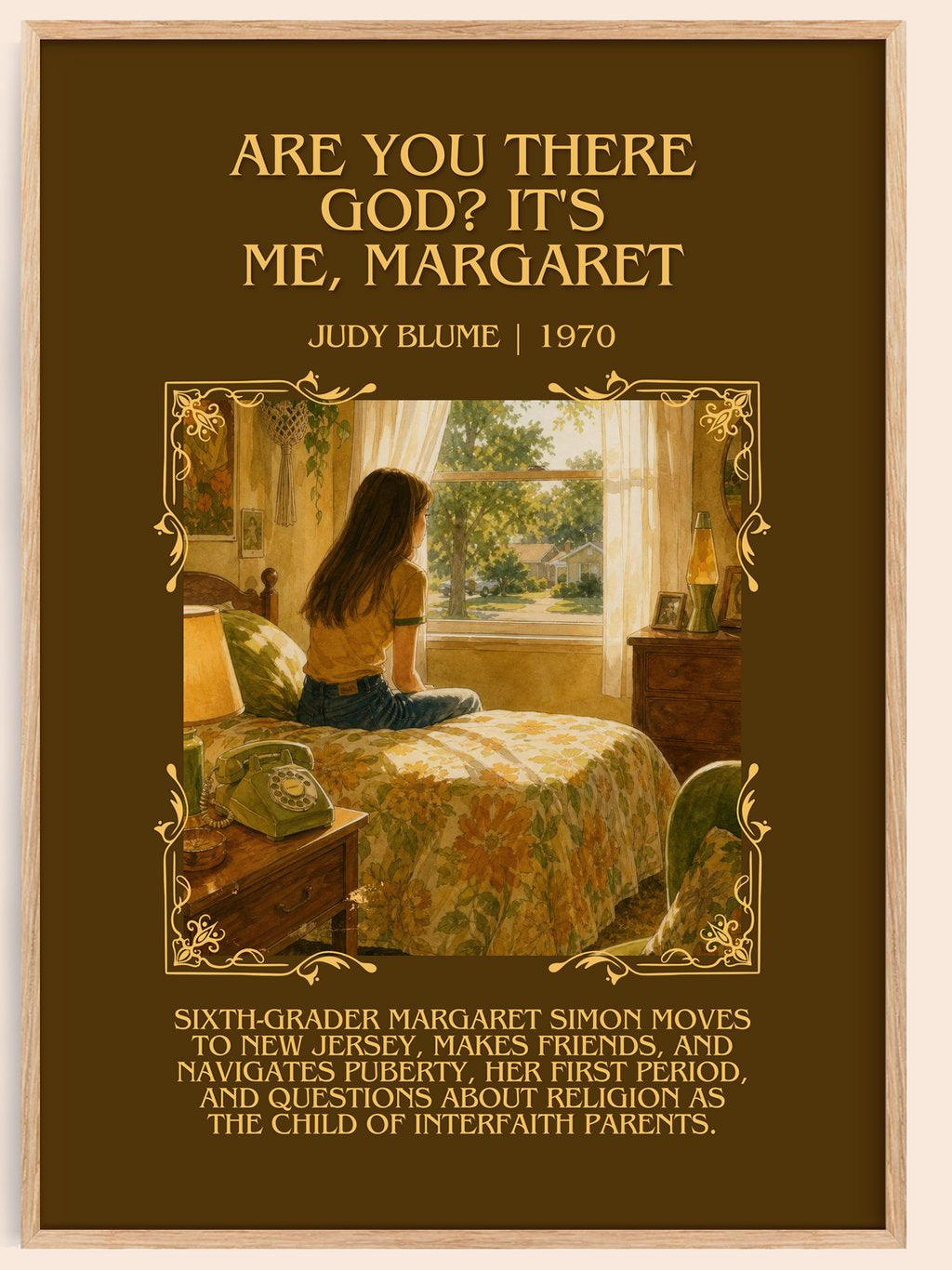 Are You There God? It's Me, Margaret Minimalist Book Poster – book poster
