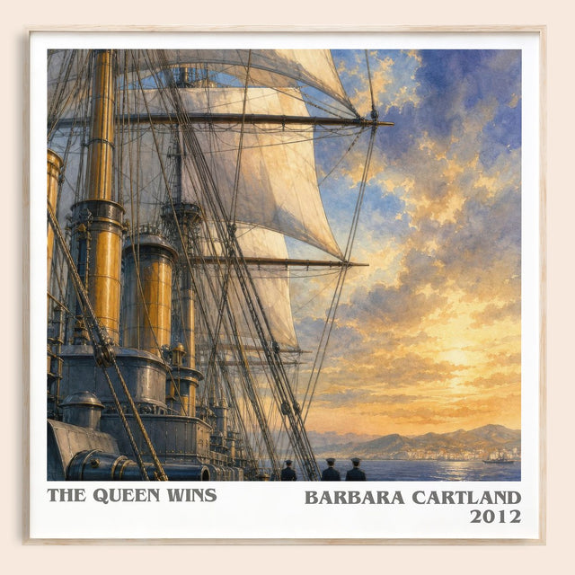 The Queen Wins Literary Art Print by Barbara Cartland