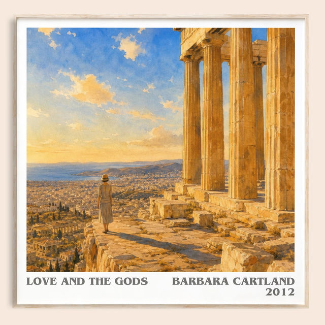 Love And The Gods Literary Art Print by Barbara Cartland