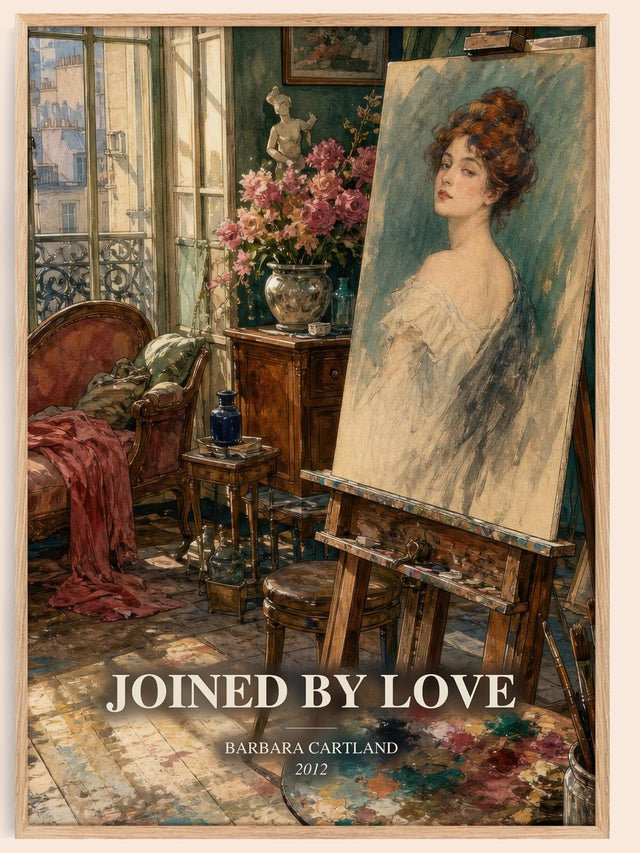 Joined By Love Book Watercolour Illustration by Barbara Cartland