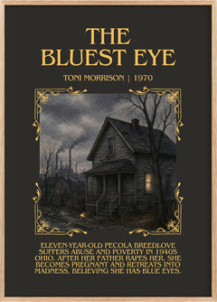 The Bluest Eye Minimalist Book Poster by Toni Morrison