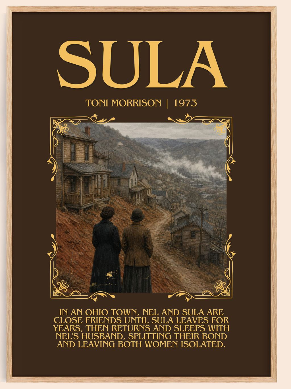 Sula Minimalist Book Poster by Toni Morrison – book poster