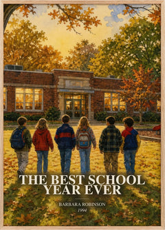 Best School Year Ever Book Watercolour Illustration by B. Robinson