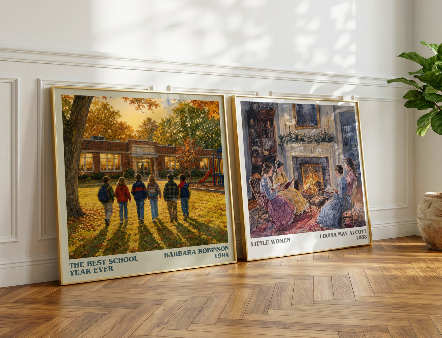 The Best School Year Ever literary print on bookshelf – Barbara Robinson fan gift