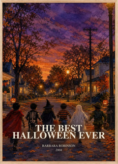 Best Halloween Ever Book Watercolour Illustration by Barbara Robinson