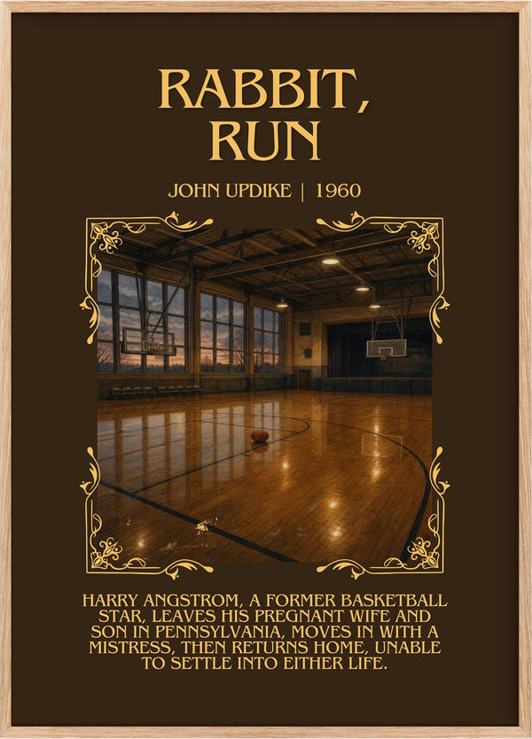 Rabbit, Run Minimalist Book Poster by John Updike