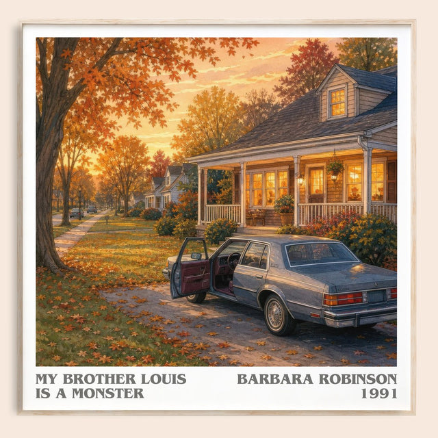 My Brother Louis Is A Monster Literary Art Print by Barbara Robinson