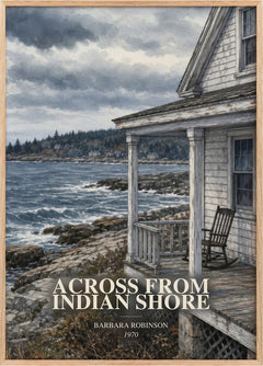 Across From Indian Shore Book Watercolour Illustration by B. Robinson