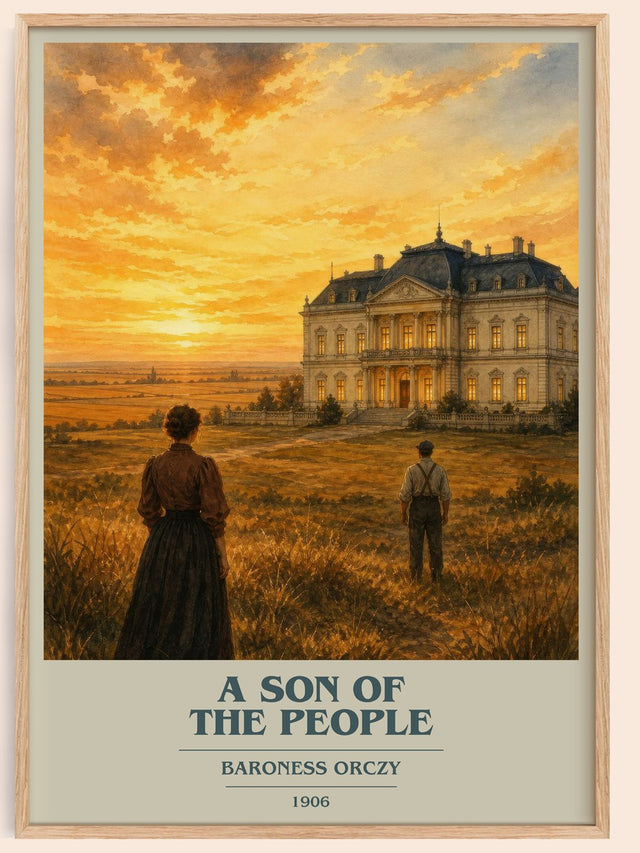 A Son Of The People Book Cover Poster by Baroness Orczy