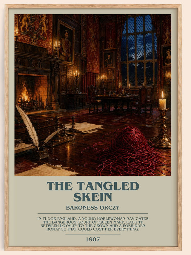 The Tangled Skein Bookish Wall Art by Baroness Orczy