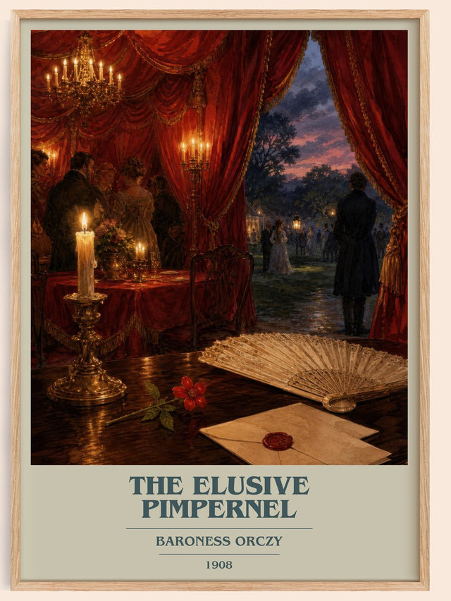 The Elusive Pimpernel Book Cover Poster by Baroness Orczy
