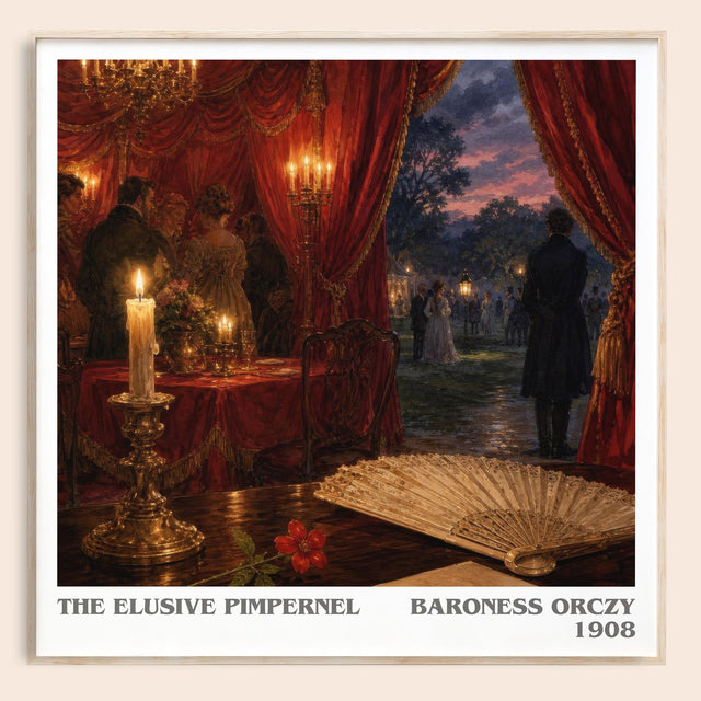 The Elusive Pimpernel Literary Art Print by Baroness Orczy
