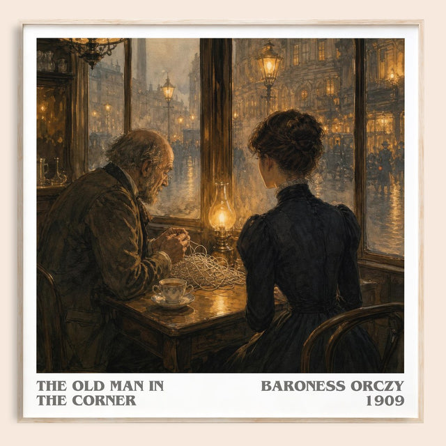 The Old Man In The Corner Literary Art Print by Baroness Orczy