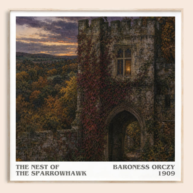 The Nest Of The Sparrowhawk Literary Art Print by Baroness Orczy