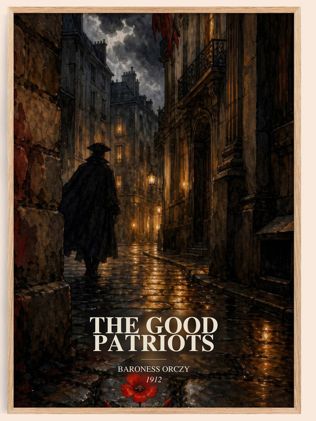 The Good Patriots Book Watercolour Illustration by Baroness Orczy