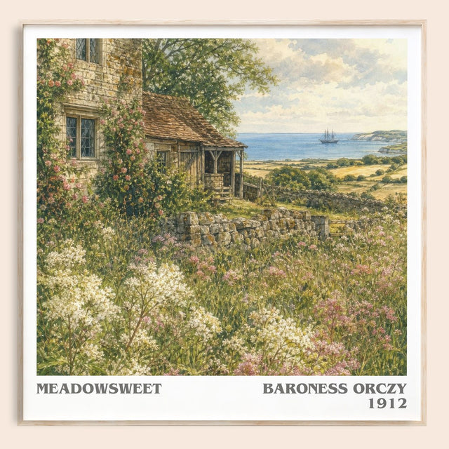 Meadowsweet Literary Art Print by Baroness Orczy