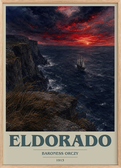 Eldorado Book Cover Poster by Baroness Orczy