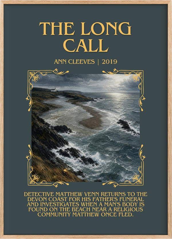 The Long Call Minimalist Book Poster by Ann Cleeves