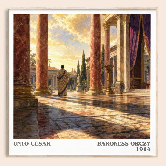 Unto César Literary Art Print by Baroness Orczy