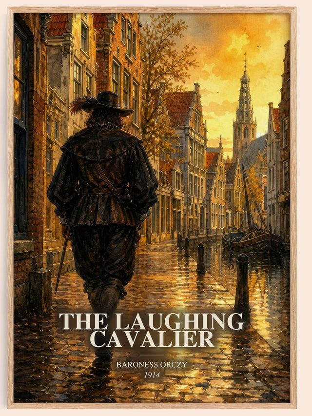 The Laughing Cavalier Book Watercolour Illustration by Baroness Orczy