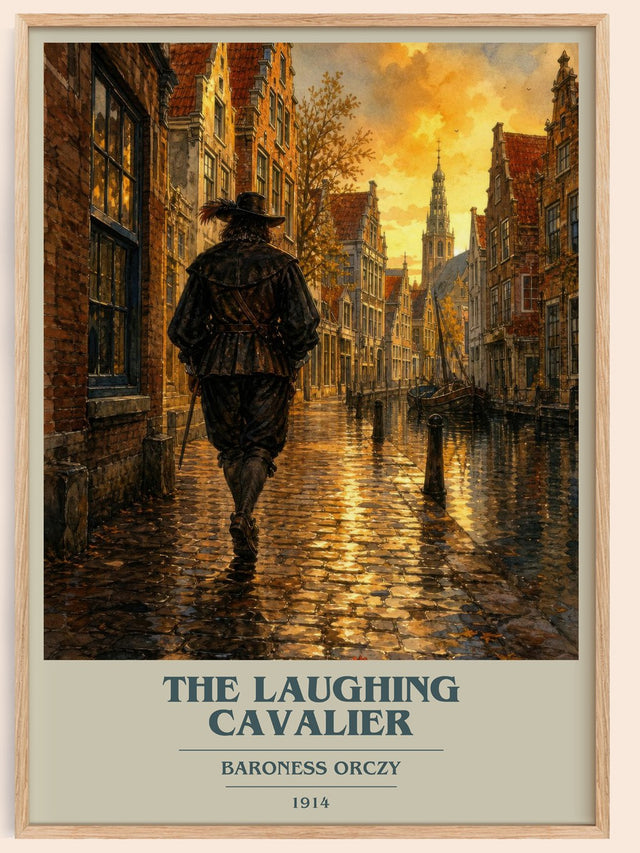 The Laughing Cavalier Book Cover Poster by Baroness Orczy