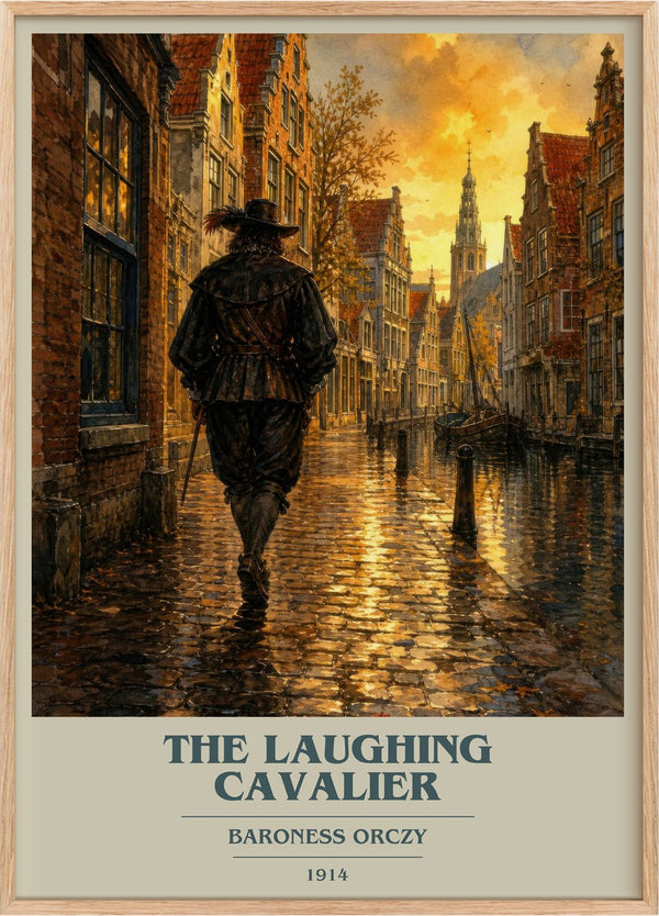 The Laughing Cavalier Book Cover Poster by Baroness Orczy