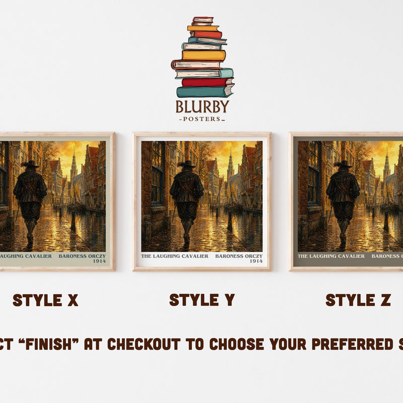 The Laughing Cavalier literary print in frame leaning in hallway – historical fiction wall art