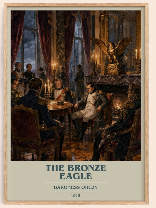 The Bronze Eagle Book Cover Poster by Baroness Orczy