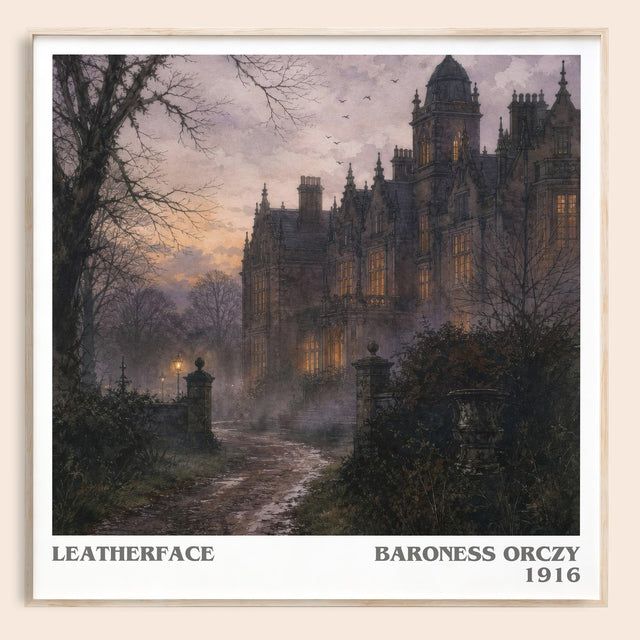 Leatherface Literary Art Print by Baroness Orczy