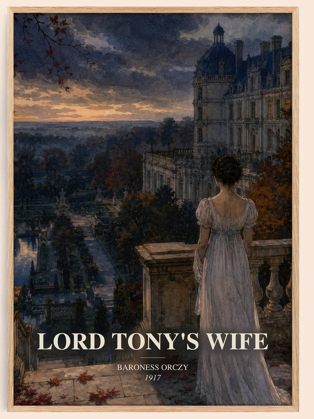 Lord Tony'S Wife Book Watercolour Illustration by Baroness Orczy