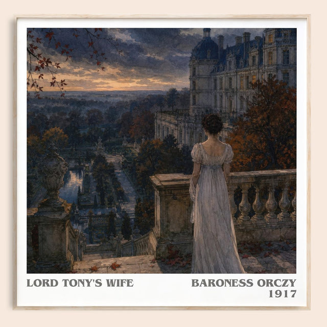 Lord Tony'S Wife Literary Art Print by Baroness Orczy