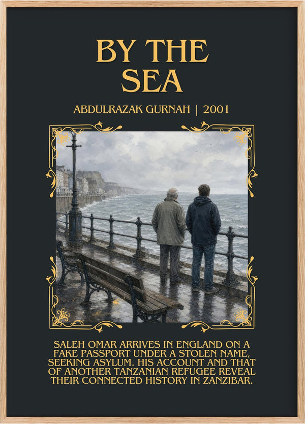 By the Sea Minimalist Book Poster by Abdulrazak Gurnah